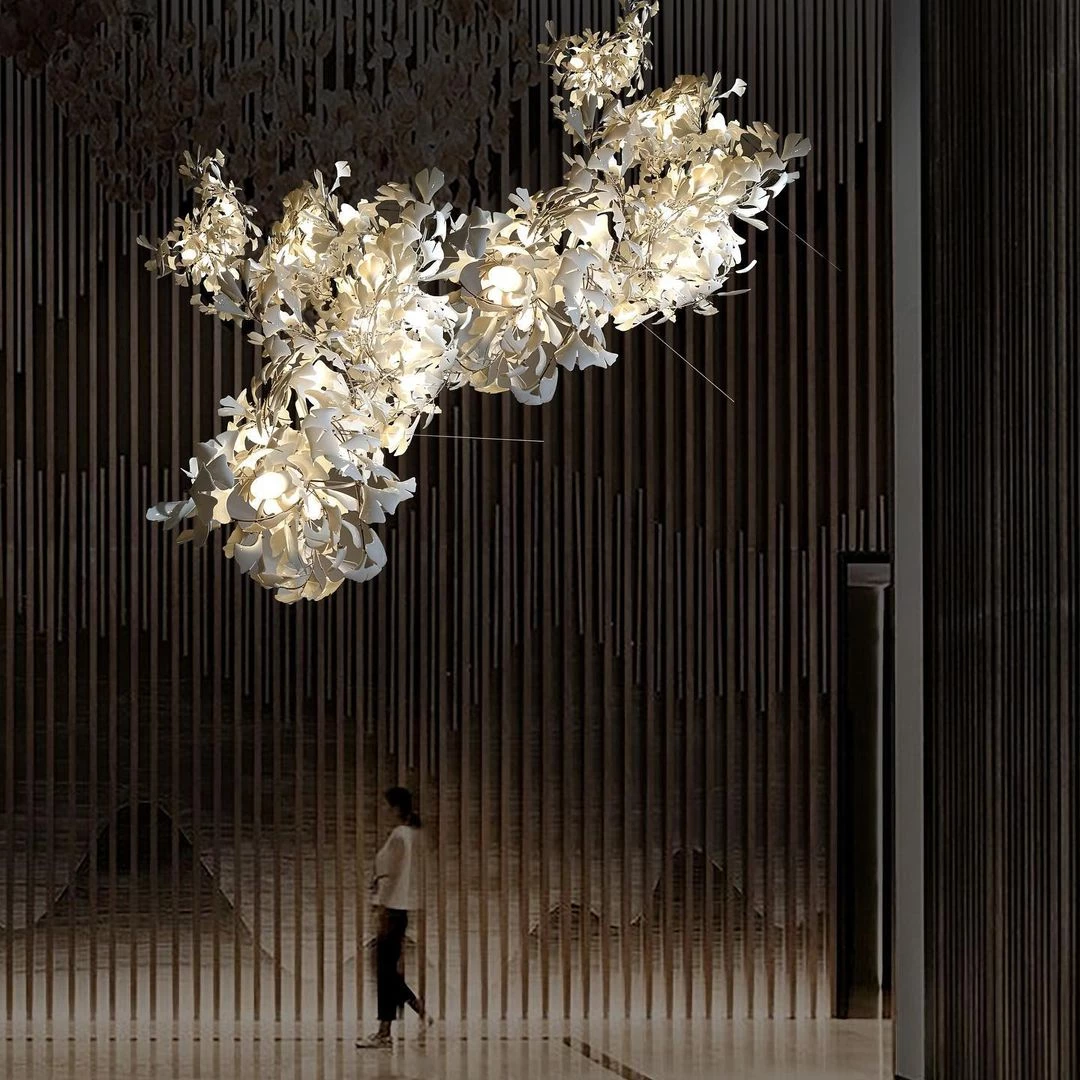 Vakkerlight Ginkgo Leaf Chandelier E Chandeliers