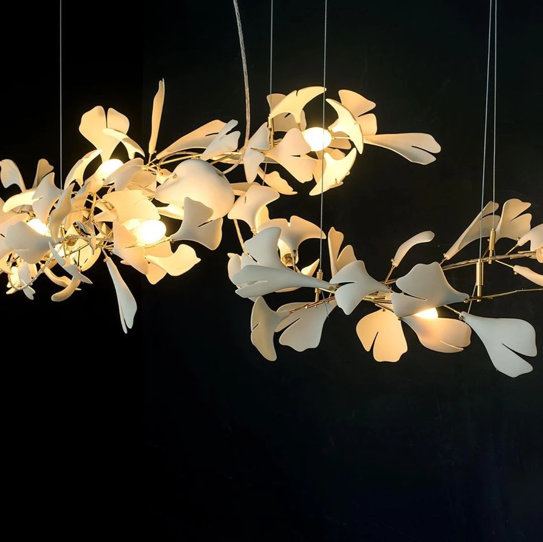 Vakkerlight Ginkgo Leaf Chandelier E Chandeliers