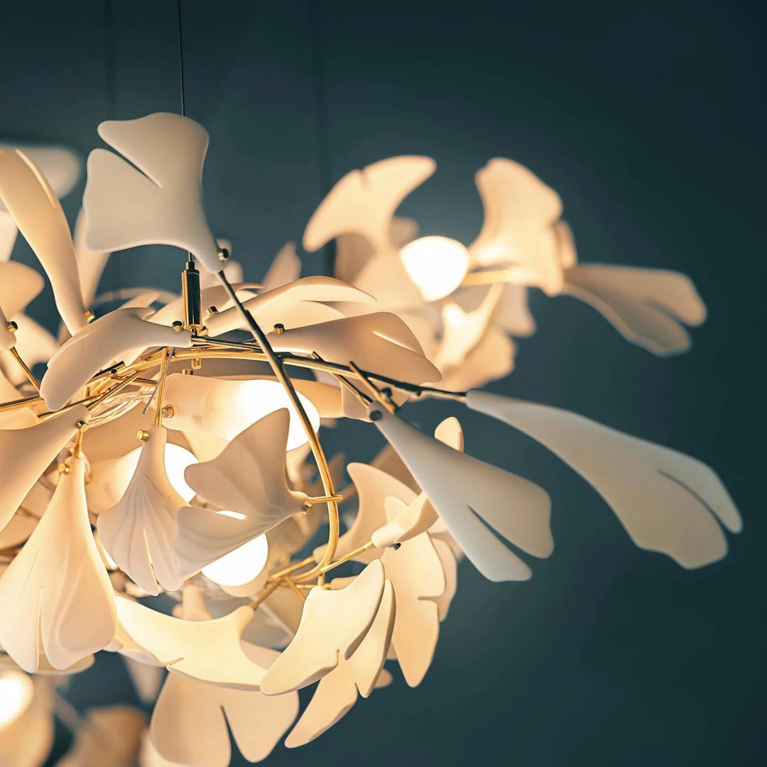Vakkerlight Ginkgo Leaf Chandelier E Chandeliers