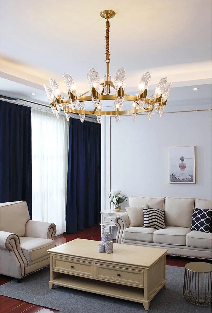 Vakkerlight Chandeliers Brass Chandelier