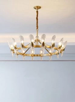 Vakkerlight Chandeliers Brass Chandelier