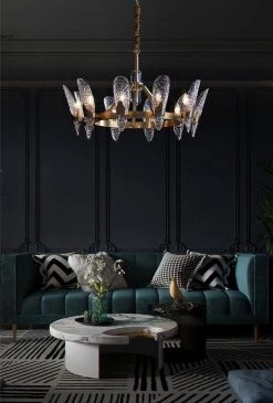 Vakkerlight Chandeliers Brass Chandelier