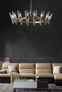 Vakkerlight Chandeliers Brass Chandelier