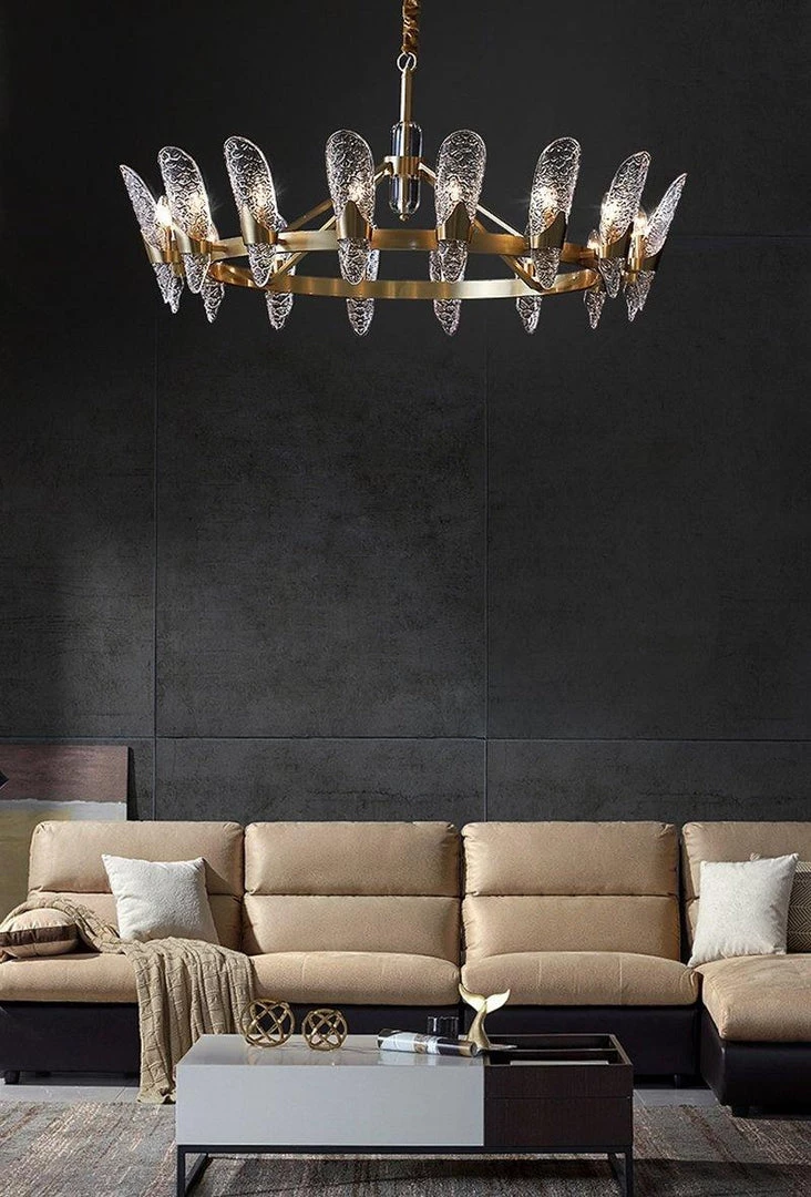 Vakkerlight Chandeliers Brass Chandelier