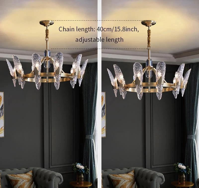 Vakkerlight Chandeliers Brass Chandelier