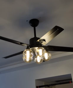 Vakkerlight Black Vintage Ceiling Fan