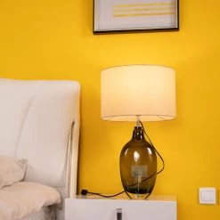 Vakkerlight Glazed Crystal Table Lamp Table Lamps