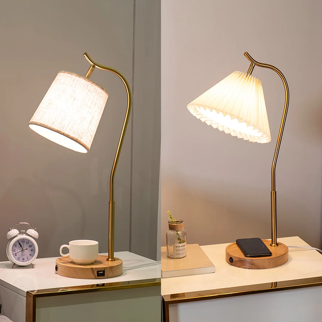 Vakkerlight Table Lamps Gold Gooseneck Table Lamp