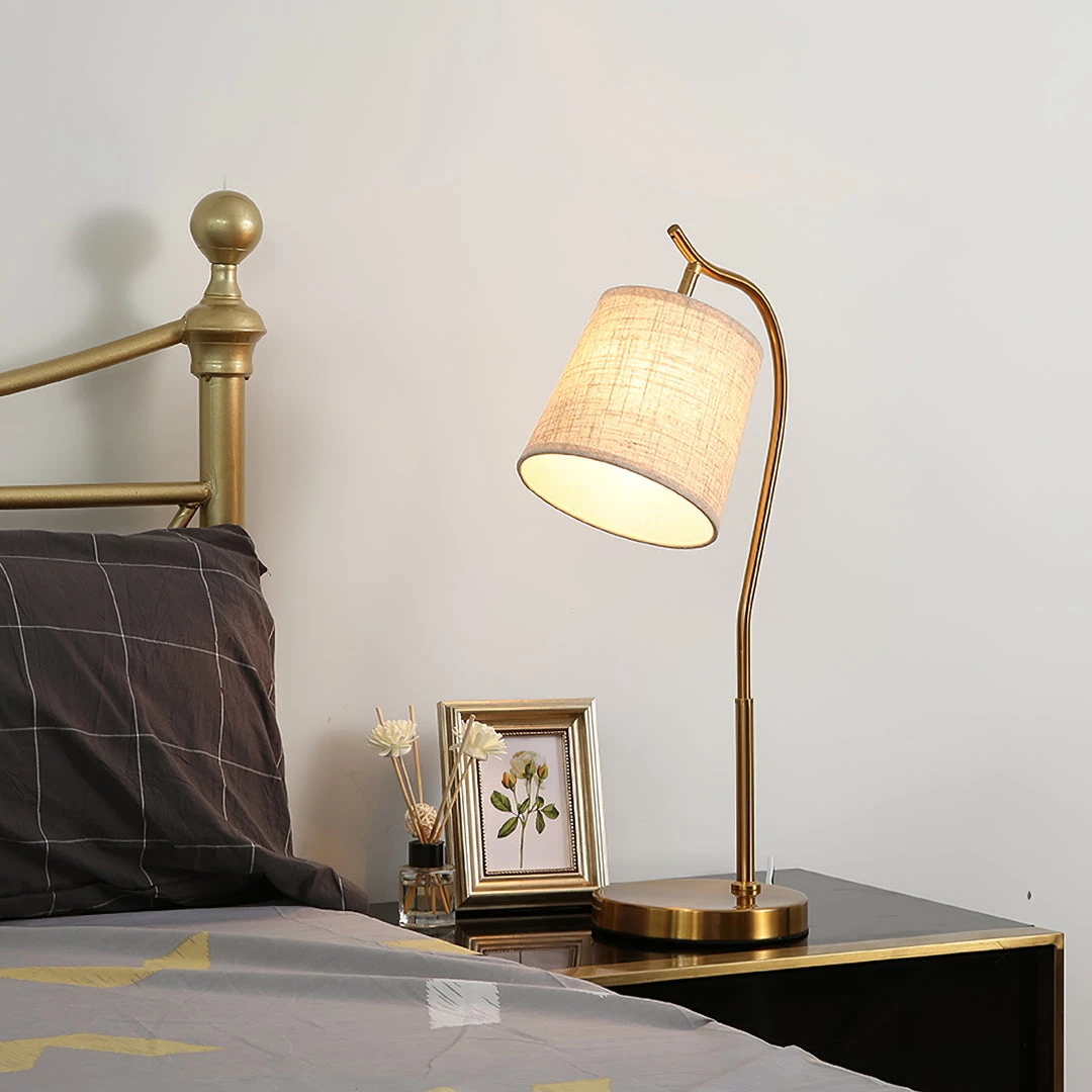 Vakkerlight Table Lamps Gold Gooseneck Table Lamp