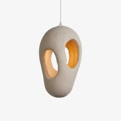 Vakkerlight Hand-Built White Pendant Lamp