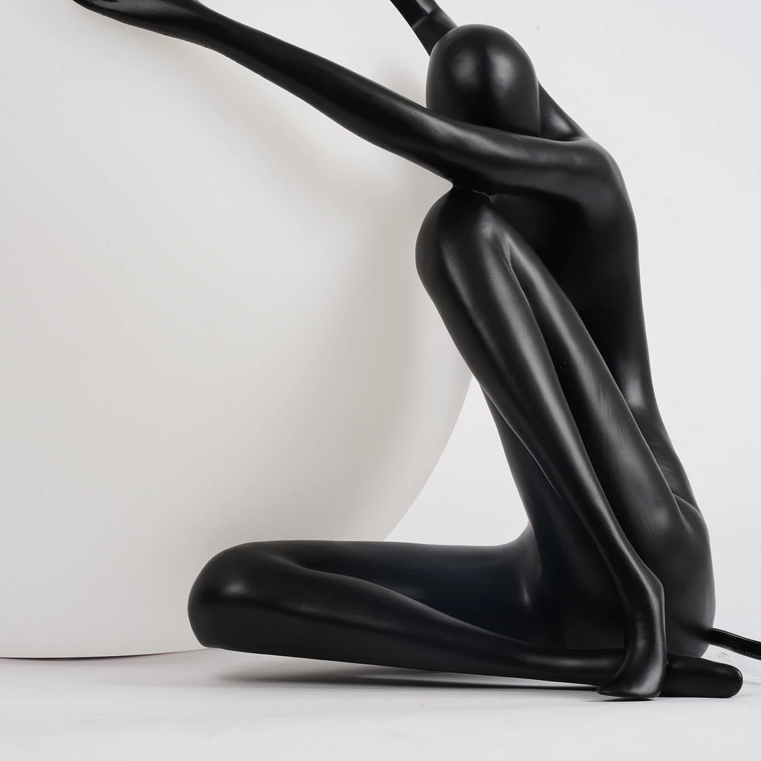 Vakkerlight Table Lamps Humanoid Sculpture Moon Table Lamp