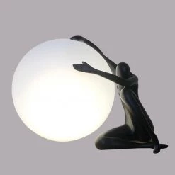 Vakkerlight Table Lamps Humanoid Sculpture Moon Table Lamp