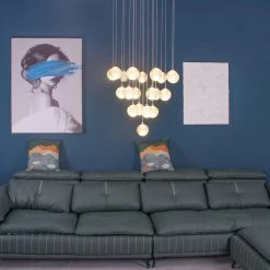 Vakkerlight Ball Crystal Pendant Light