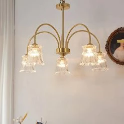 Vakkerlight Pendant Lights Ice Cream Crystal Chandeliers