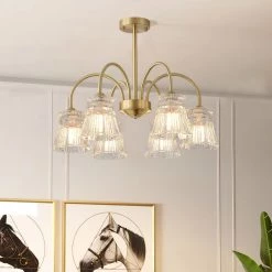 Vakkerlight Pendant Lights Ice Cream Crystal Chandeliers