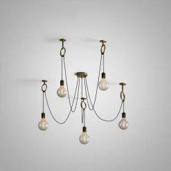 Vakkerlight Chandeliers Industrial Spider Chandelier