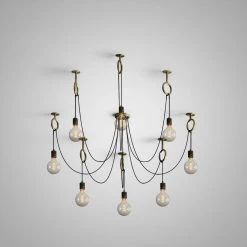 Vakkerlight Chandeliers Industrial Spider Chandelier