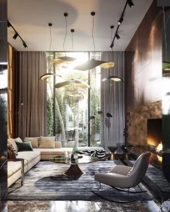 Vakkerlight Dining Room Lederam Manta Pendant Light