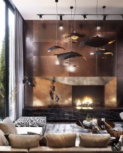 Vakkerlight Dining Room Lederam Manta Pendant Light