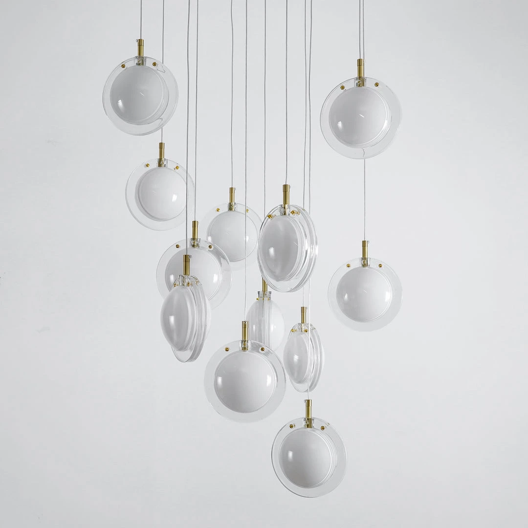 Vakkerlight Lens Glass Pendant Lamp
