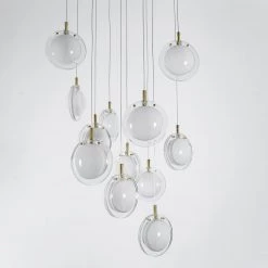 Vakkerlight Lens Glass Pendant Lamp