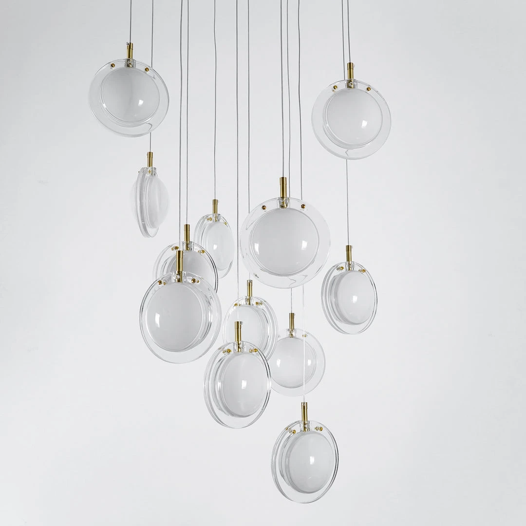 Vakkerlight Lens Glass Pendant Lamp