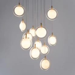 Vakkerlight Lens Glass Pendant Lamp