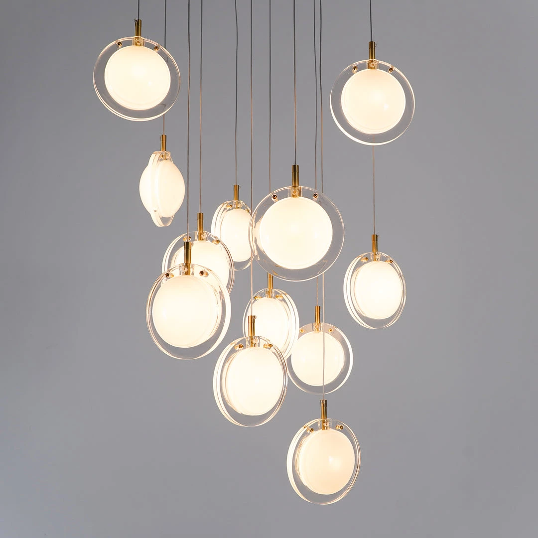 Vakkerlight Lens Glass Pendant Lamp