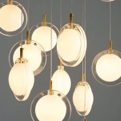 Vakkerlight Lens Glass Pendant Lamp