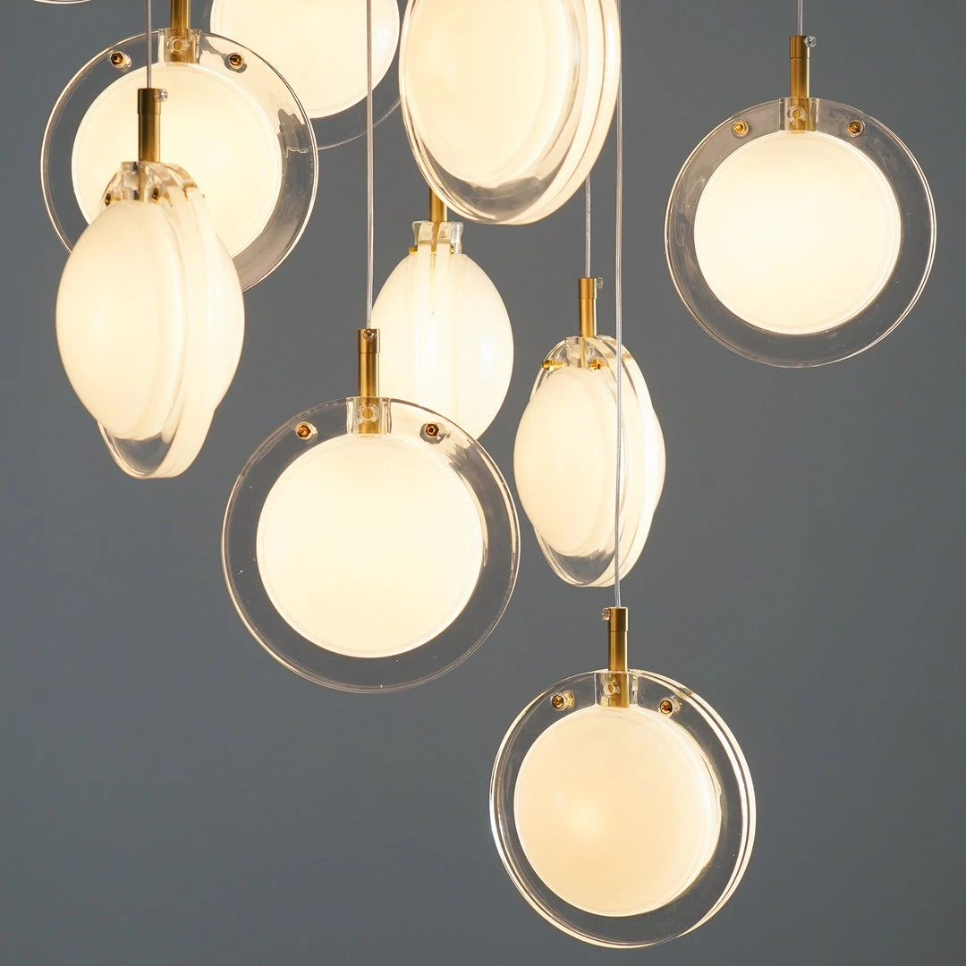 Vakkerlight Lens Glass Pendant Lamp