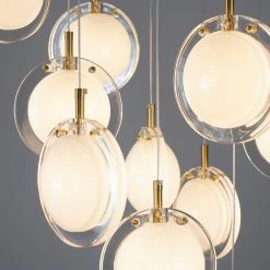 Vakkerlight Lens Glass Pendant Lamp