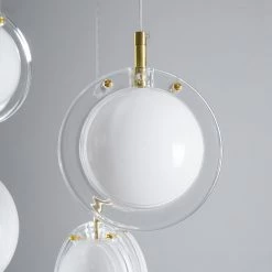Vakkerlight Lens Glass Pendant Lamp