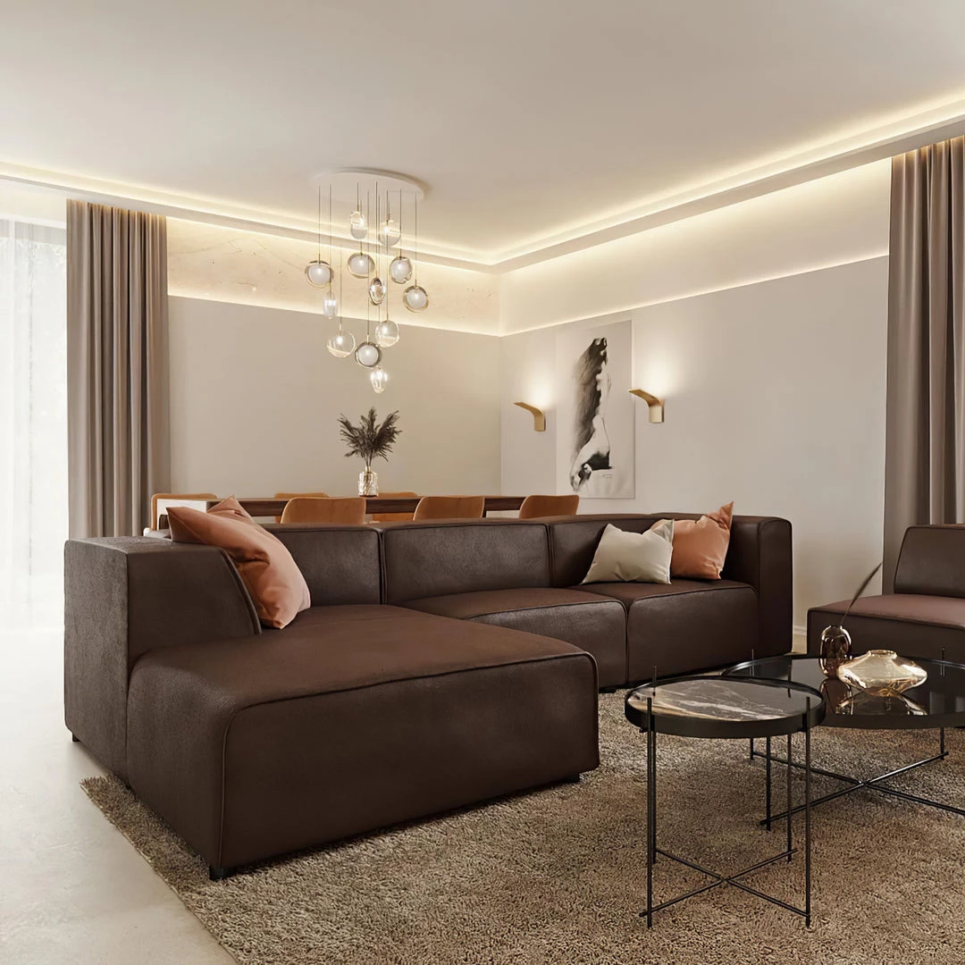 Vakkerlight Lens Glass Pendant Lamp