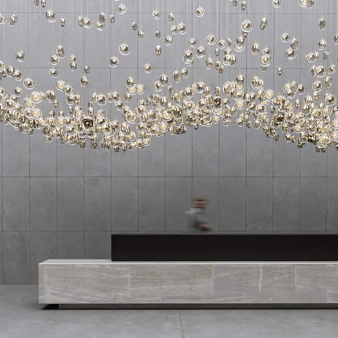 Vakkerlight Lens Glass Pendant Lamp