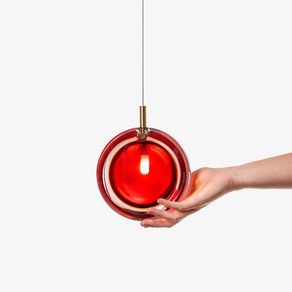 Vakkerlight Lens Glass Pendant Lamp