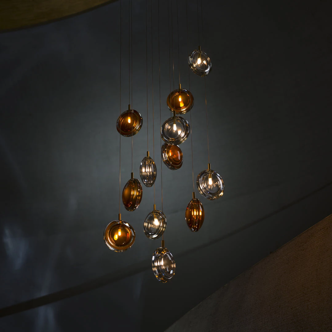 Vakkerlight Lens Glass Pendant Lamp