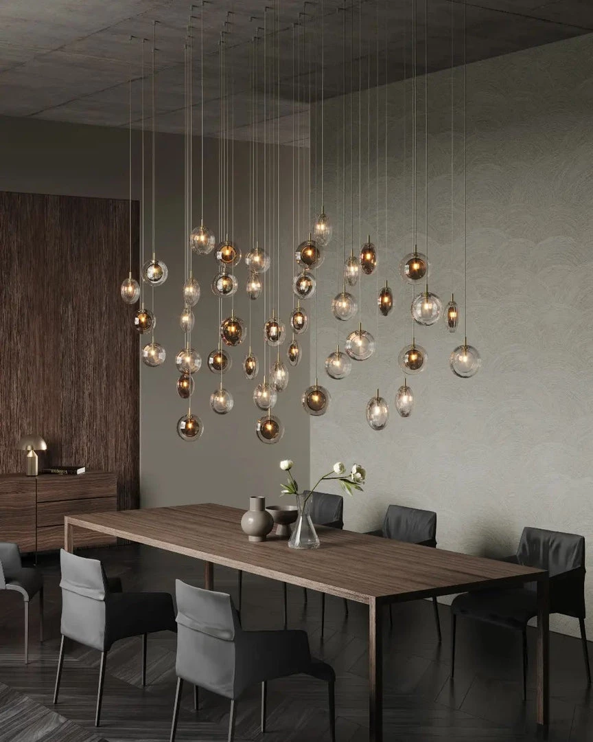 Vakkerlight Lens Glass Pendant Lamp