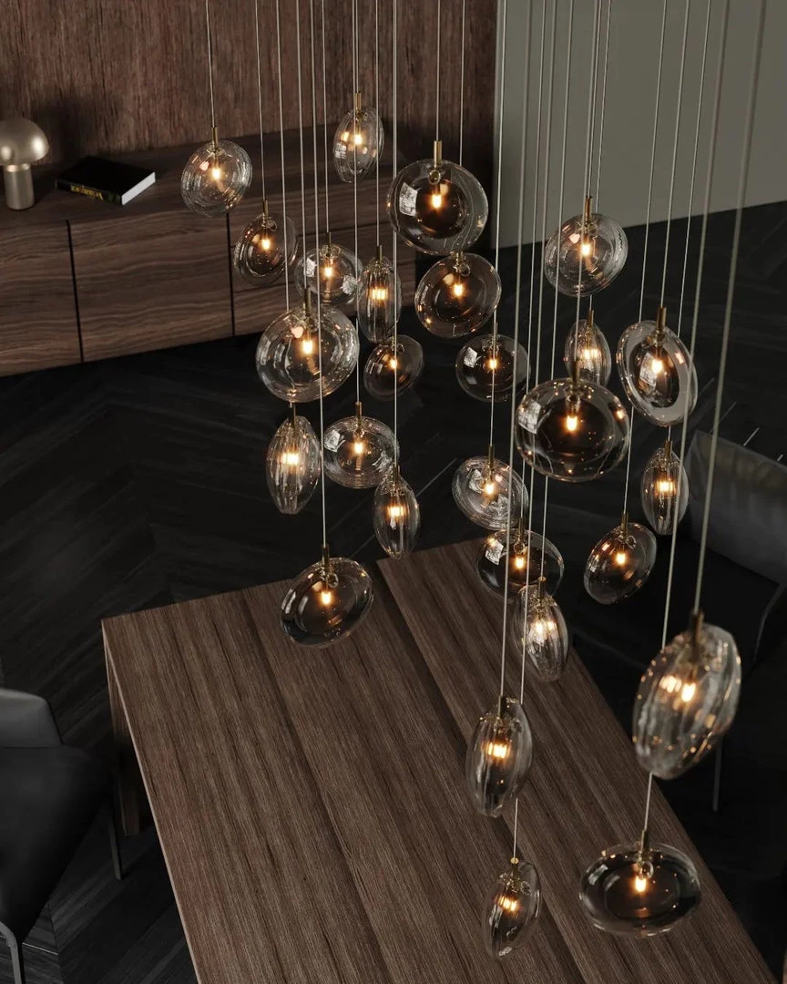 Vakkerlight Lens Glass Pendant Lamp