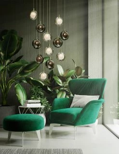 Vakkerlight Lens Glass Pendant Lamp