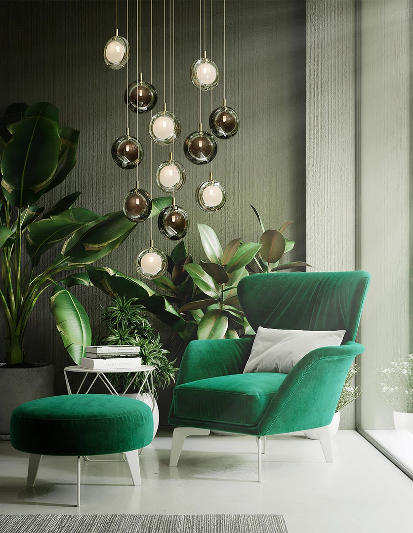 Vakkerlight Lens Glass Pendant Lamp