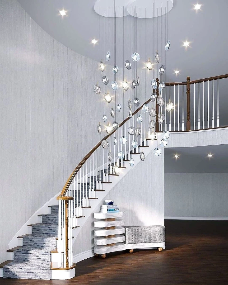 Vakkerlight Lens Glass Pendant Lamp