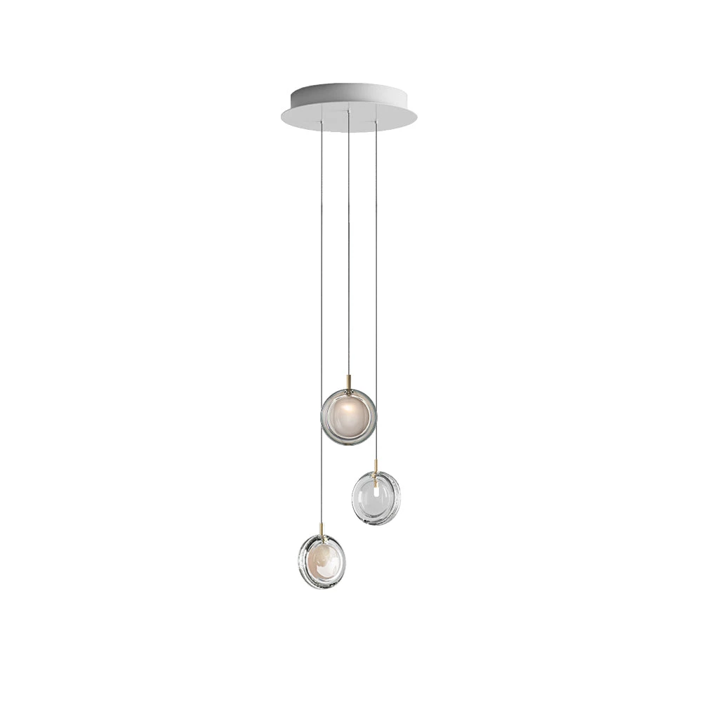 Vakkerlight Lens Glass Pendant Lamp