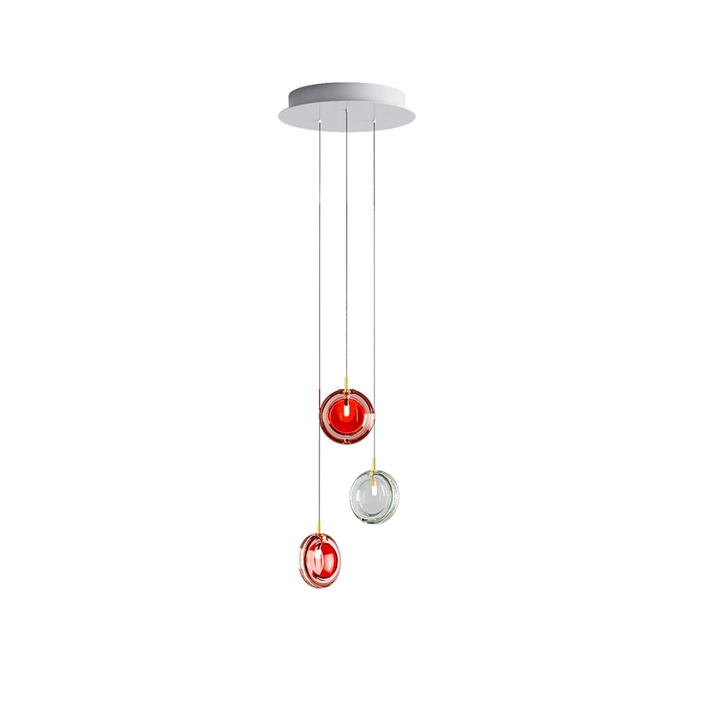 Vakkerlight Lens Glass Pendant Lamp