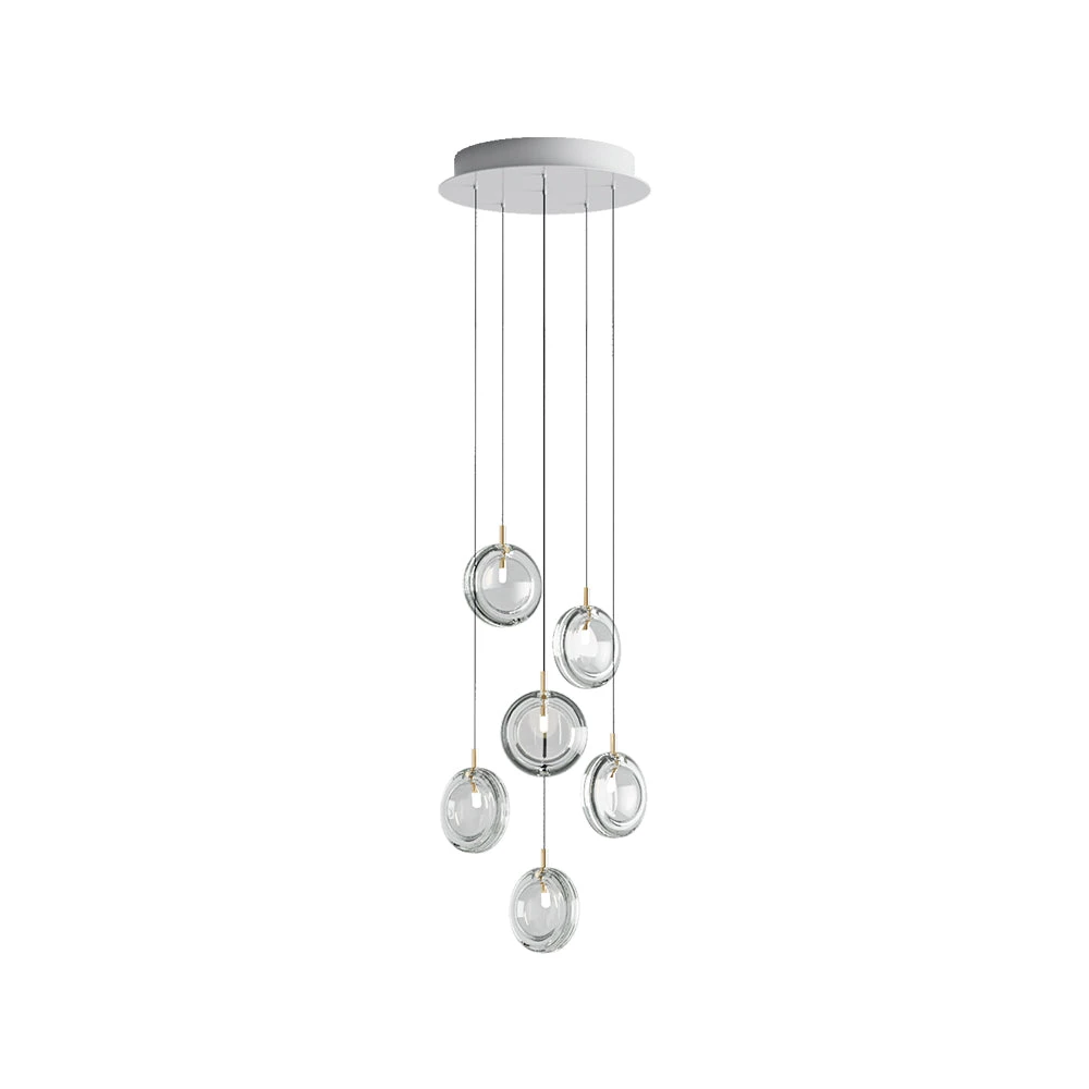 Vakkerlight Lens Glass Pendant Lamp
