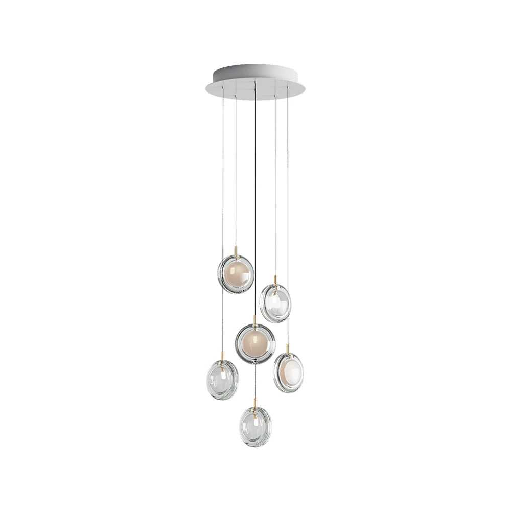 Vakkerlight Lens Glass Pendant Lamp