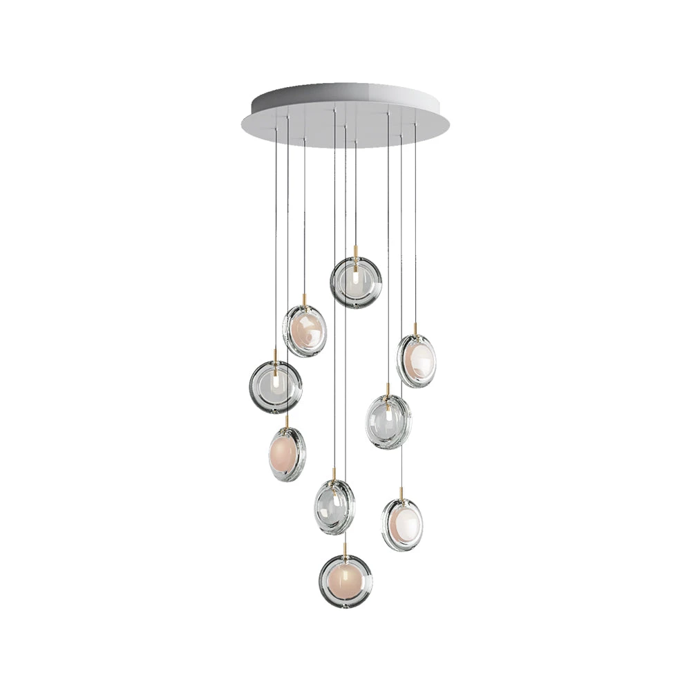 Vakkerlight Lens Glass Pendant Lamp