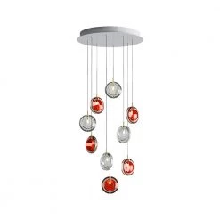 Vakkerlight Lens Glass Pendant Lamp