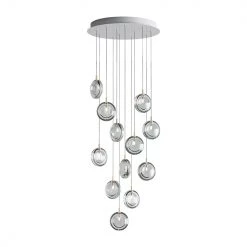 Vakkerlight Lens Glass Pendant Lamp
