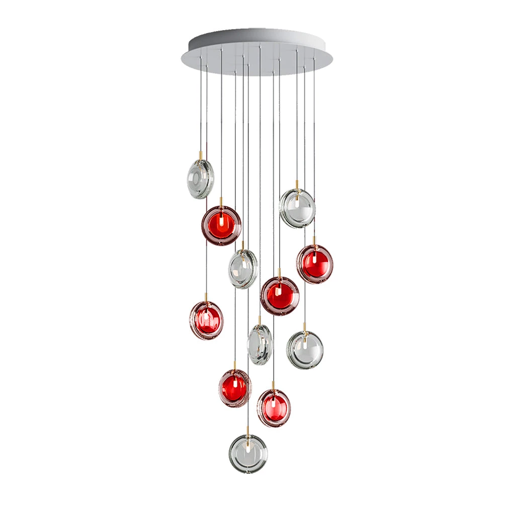 Vakkerlight Lens Glass Pendant Lamp