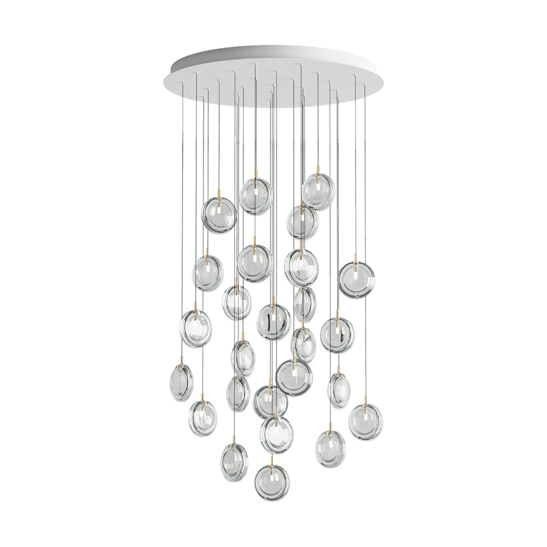 Vakkerlight Lens Glass Pendant Lamp